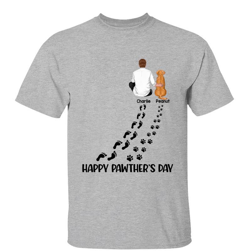 Happy Pawther‘s Day Dog Dad Personalized Shirt
