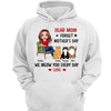 Sitting Doll Cat Mom Forget Mother‘s Day Personalized Hoodie Sweatshirt
