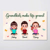 Doll Kids Birth Month Flowers Personalized Horizontal Poster