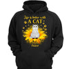 Fluffy Cats On Sunflower Personalized Shirt