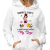 I Have Plans With Dogs Traveling Dog Mom Personalized Hoodie Sweatshirt
