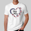 Dog Cat Mom Heart Paw Independence Day 4th Of July Personalized Shirt