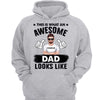 An Awesome Dad Grandpa Looks Like Personalized Shirt