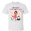 All I Need Is Love And Cat Sassy Cat Mom Personalized Shirt