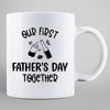 Happy First Father‘s Day Dad Carrying Baby Doll Personalized Mug