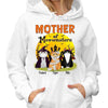 Mother Of Meownsters Fluffy Cats Halloween Yellow Moon Personalize Shirt