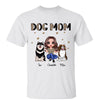 Half Leopard Doll Dog Mom Sitting Personalized Shirt