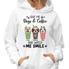 Give Me Dogs And Coffee Dog Mom Personalized Shirt