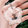 Forever In My Heart Memorial Photo Keepsake Personalized Acrylic Keychain