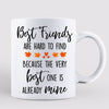 Best Friends Are Hard To Find Fall Season Doll Girls Besties Personalized Mug