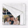 Custom Family Photo Collage Unique Gift For Him For Her For Family Personalized Fleece Blanket