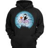 Halloween Bike Cats Riding Moon Personalized Shirt