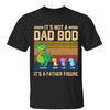 Not Dad Bod Father Figure Retro Dinosaur Personalized Shirt