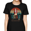 Vintage Teacher Personalized Shirt