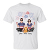 Real Couple And Cats Sitting 4th Of July Independence Day Personalized Shirt