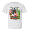 Doll Cat Mom At Balcony Personalized Shirt