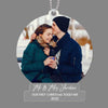 Couple First Christmas Photo Personalized Acrylic Ornament