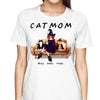 Cat Mom Colorful Halloween Personalized Shirt