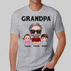 Grandpa And Grandkids Gift For Grandpa Personalized Shirt