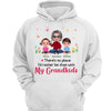 No Place Rather Be Than With Grandkids Doll Personalized Hoodie Sweatshirt