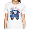 Dogs Truck 4th Of July Independence Day Firework Personalized Shirt