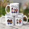 Doll Women Sitting Mother And Daughters Personalized Mug