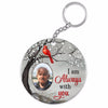 Butterflies Always With You Blossom Tree Memorial Custom Photo Personalized Acrylic Keychain