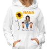 Sunflower Pretty Woman Standing Love Is Being Called Grandma Personalized Shirt