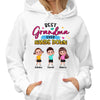 Best Grandma Hands Down Doll Kid Personalized Hoodie Sweatshirt