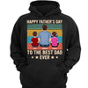 Best Dad Back View Happy Father‘s Day Personalized Shirt