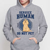 Service Human Cute Sitting Dog Personalized Shirt