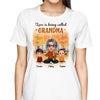 Fall Season Love Is Being Called Grandma Doll Style Personalized Shirt