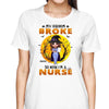 My Broom Broke Nurse Halloween Personalized Shirt