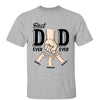 Best Dad Ever Fist Bump Personalized Shirt