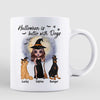 Doll Woman And Dogs Halloween Is Better With Dogs Personalized Mug