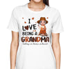 Fall Season Love Being Called Mom Grandma Personalized Shirt