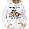 Purrsonal Servant Of Funny Cats Personalized Hoodie Sweatshirt