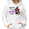 Rockin‘ Dog Mom Life Hallowen Personalized Shirt