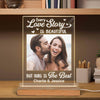 Every Love Story Is Beautiful Photo Personalized LED Night Light Acrylic LED Lamp