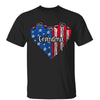 Mom Grandma Melting Heart Independence Day Fourth Of July Personalized Shirt