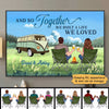 Together Built Life Back View Couple Camping Personalized Horizontal Poster