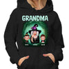 Halloween Grandma & Doll Kids Green Tree Canopy Personalized Shirt