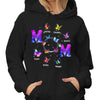 Mom Galaxy Butterflies Personalized Hoodie Sweatshirt