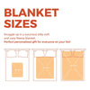 A Great Big Hug To Personalized Fleece Blanket
