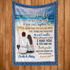 Couple At Sea Personalized Fleece Blanket