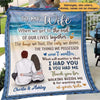 Couple At Sea Personalized Fleece Blanket