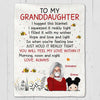 Gift For Granddaughter Grandson From Grandma Personalized Fleece Blanket