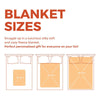 Nana We Hugged This Blanket Grandma Personalized Fleece Blanket