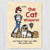 The Cat Whisperer Woman and Funny Cat Personalized Fleece Blanket