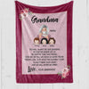You Will Always Be Our Grandma Personalized Fleece Blanket